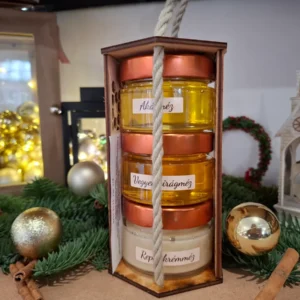 3x 150 gr Akácméz, Vegyes virágméz, Repce krémméz