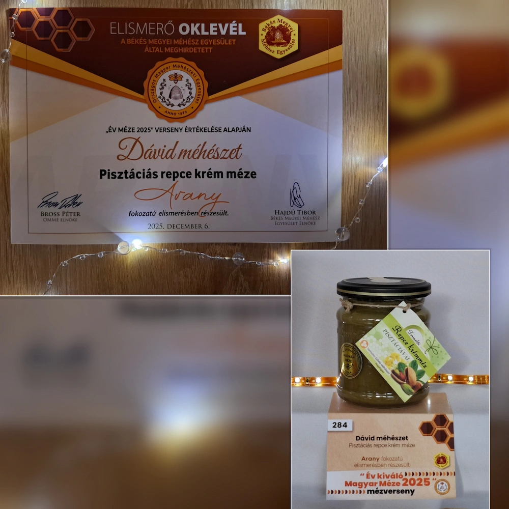 Pisztáciás Repcekrémméz